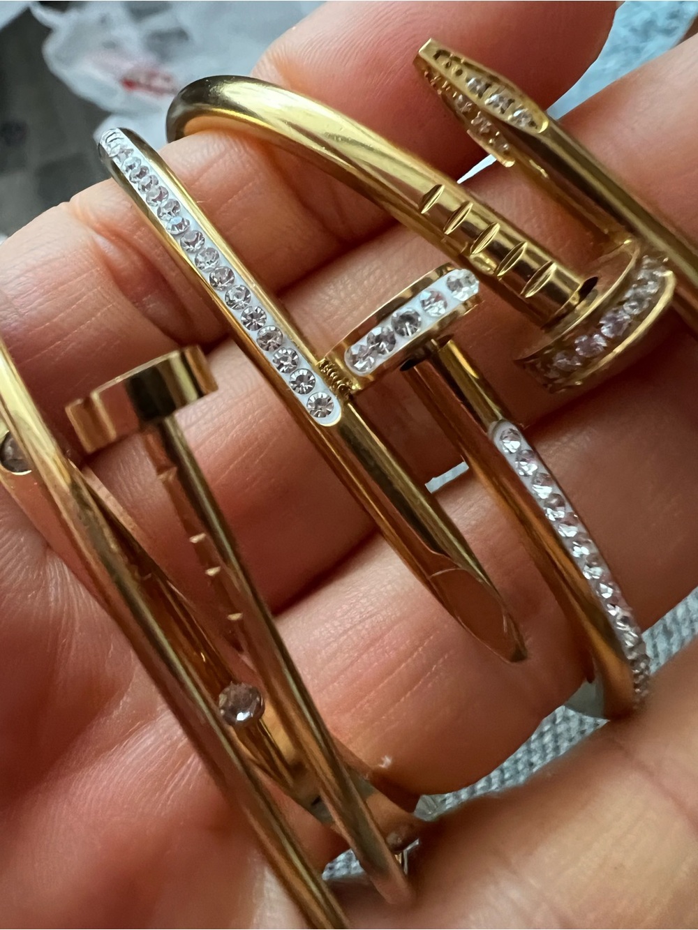 Set of 3 bracelets size 7 bangle